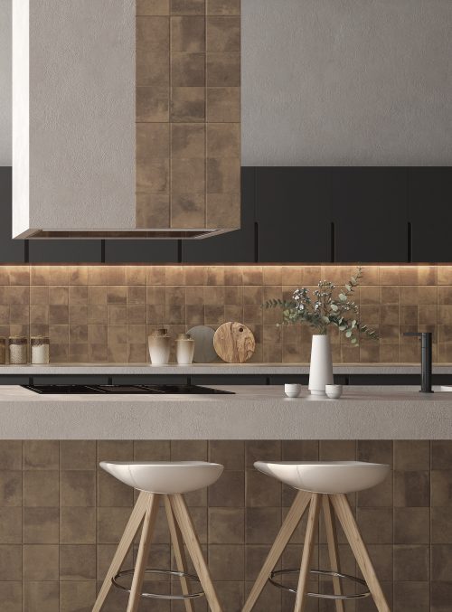 ⁦אריח פורצלן דיקורטיבי Kube Quinta Cotto קיונתא קוביות 45*45 ס"מ⁩ – תמונה ⁦3⁩