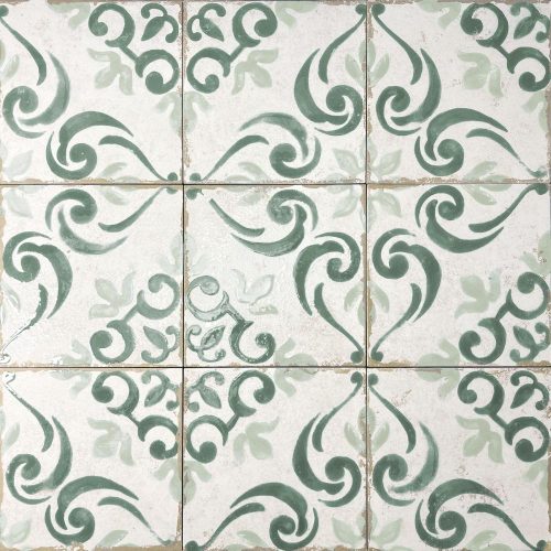 אריח פורצלן BARRAQUETES VERDE ברקיוטס וירדי 20*20 ס"מ ספרדי